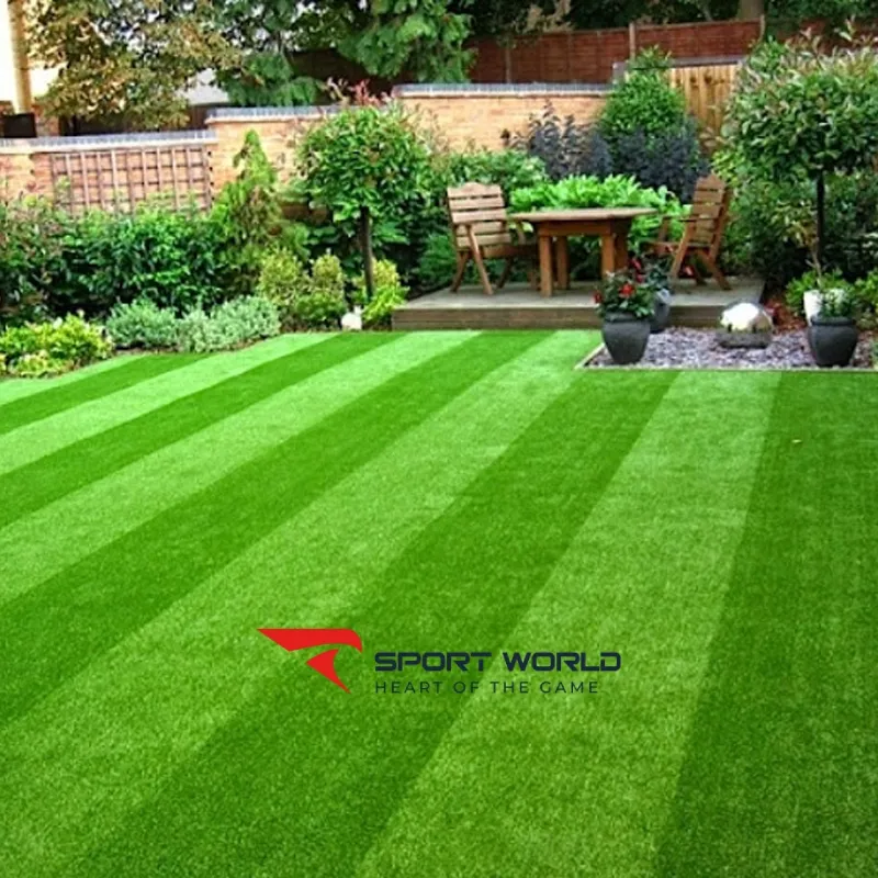 cỏ nh&acirc;n tạo trong biệt thự