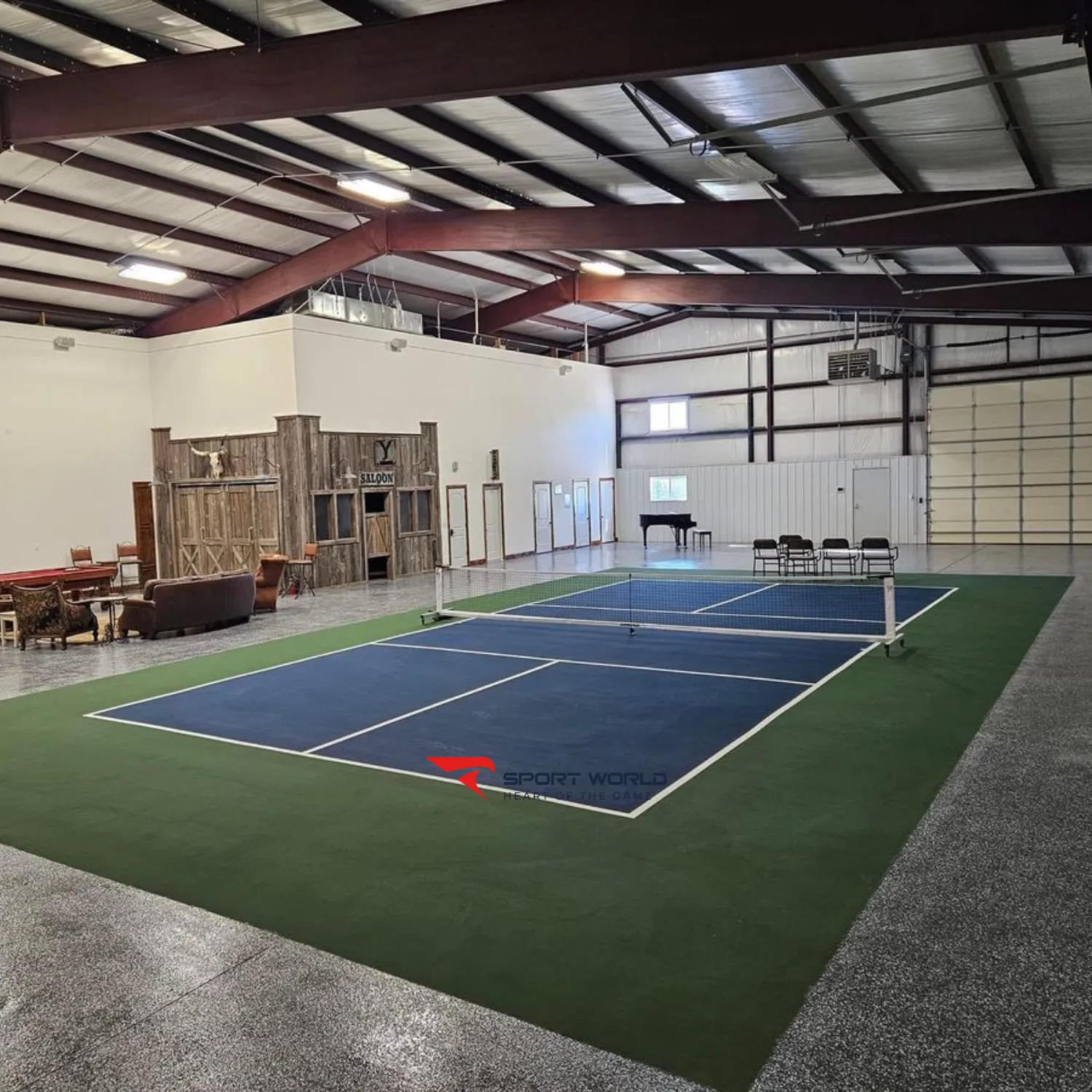 Quy tr&igrave;nh thi c&ocirc;ng thảm PVC s&acirc;n pickleball