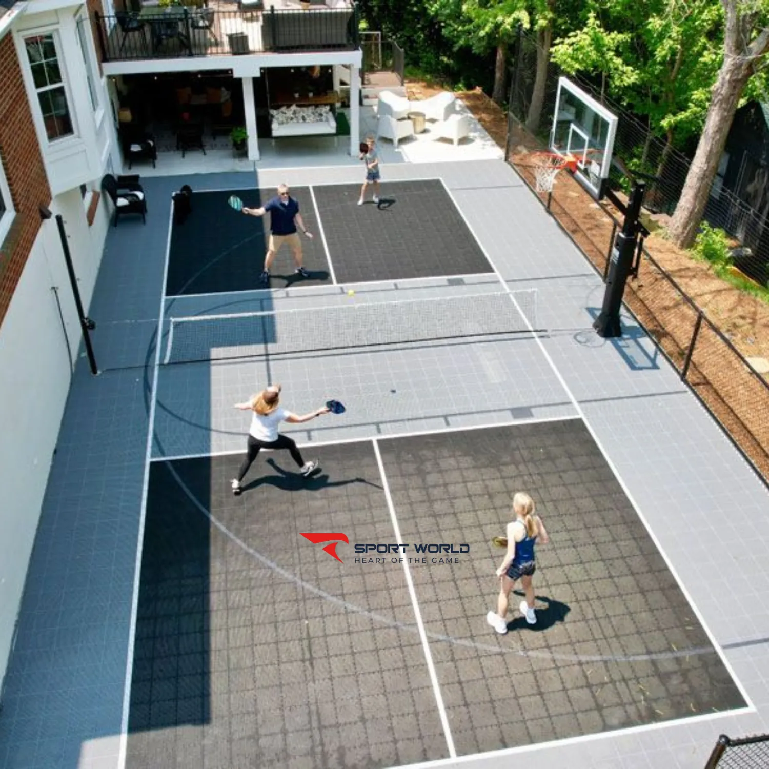 Ti&ecirc;u chuẩn thi c&ocirc;ng s&agrave;n PP Interlocking s&acirc;n pickleball 