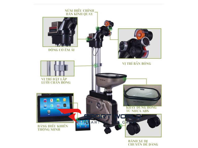 Máy bắn bóng bàn Y&T 989E2