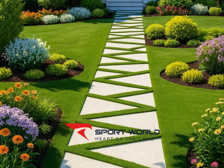 Cỏ nh&acirc;n tạo s&acirc;n vườn SLA-381862S40