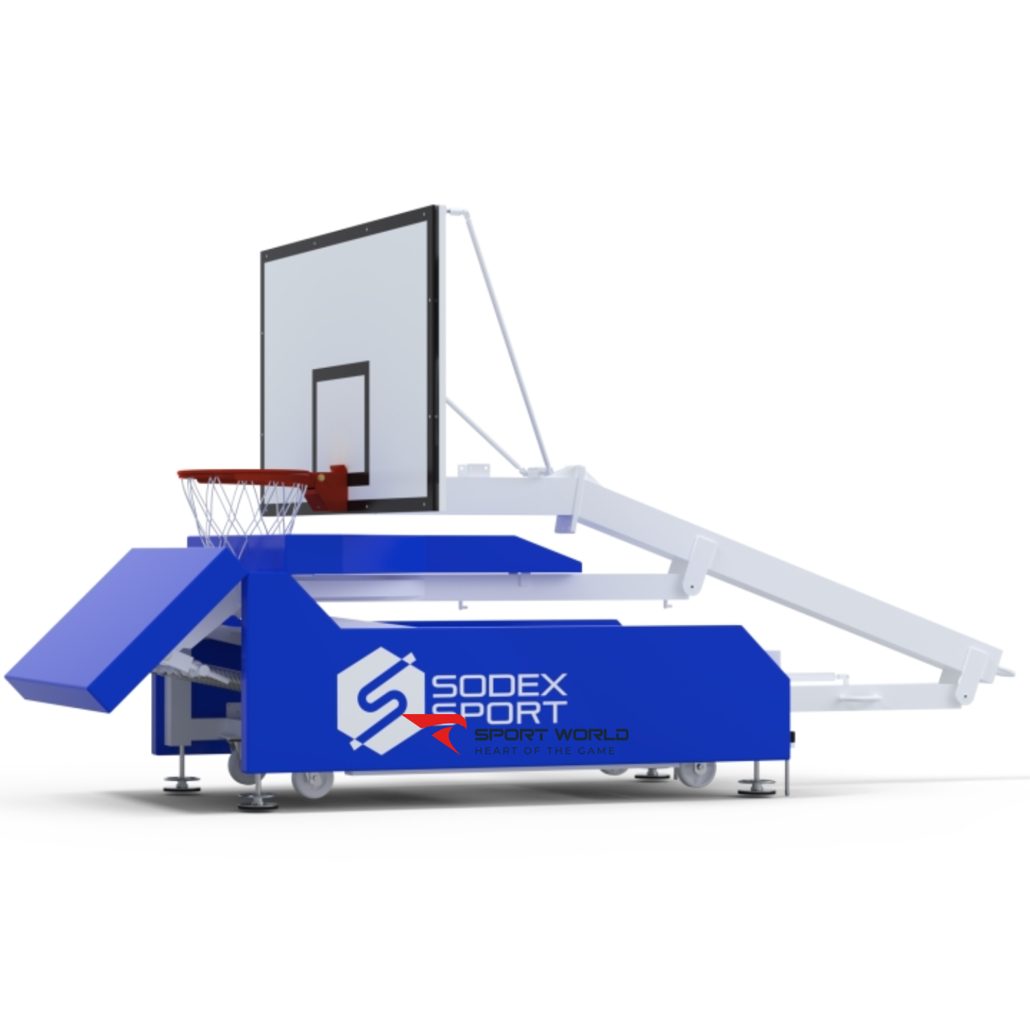 Trụ b&oacute;ng rổ thi đấu di động xếp S14642-CPT