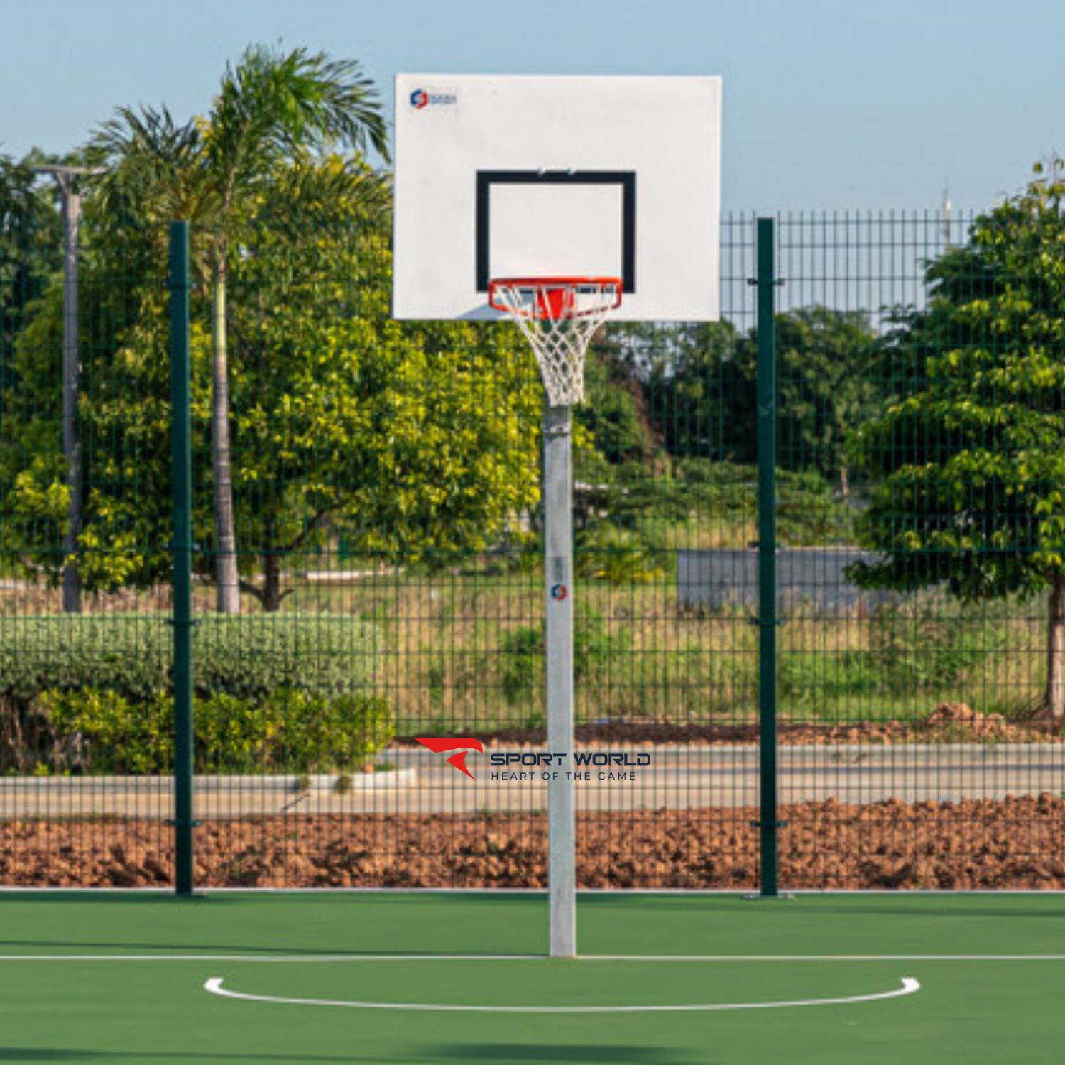 Trụ b&oacute;ng rổ cố định S14020GC (GCB)