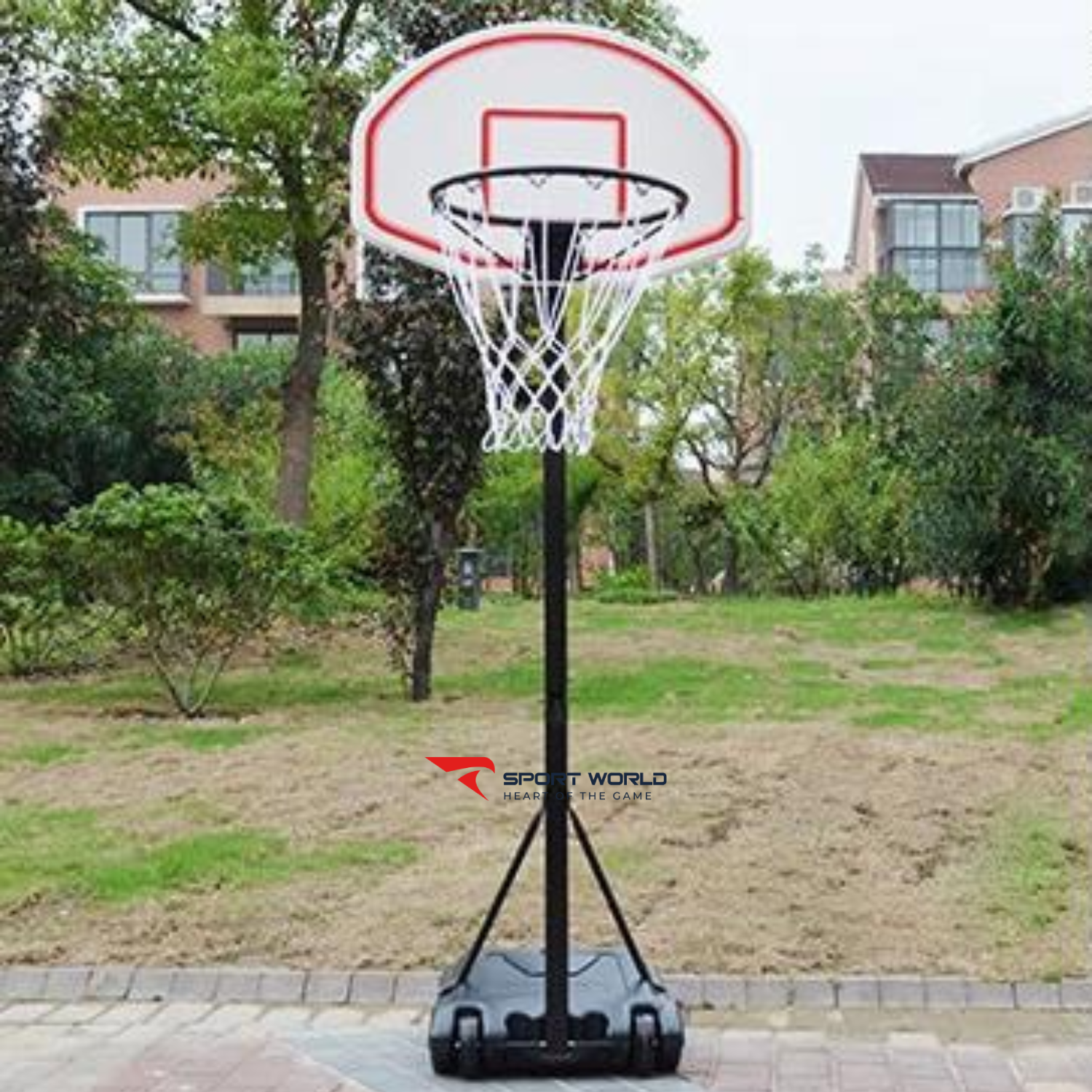 Trụ b&oacute;ng rổ nhập khẩu SBA018