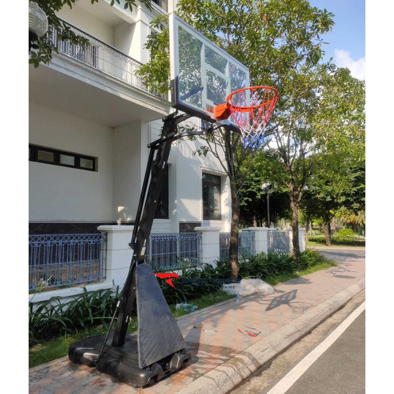 Trụ b&oacute;ng rổ S027