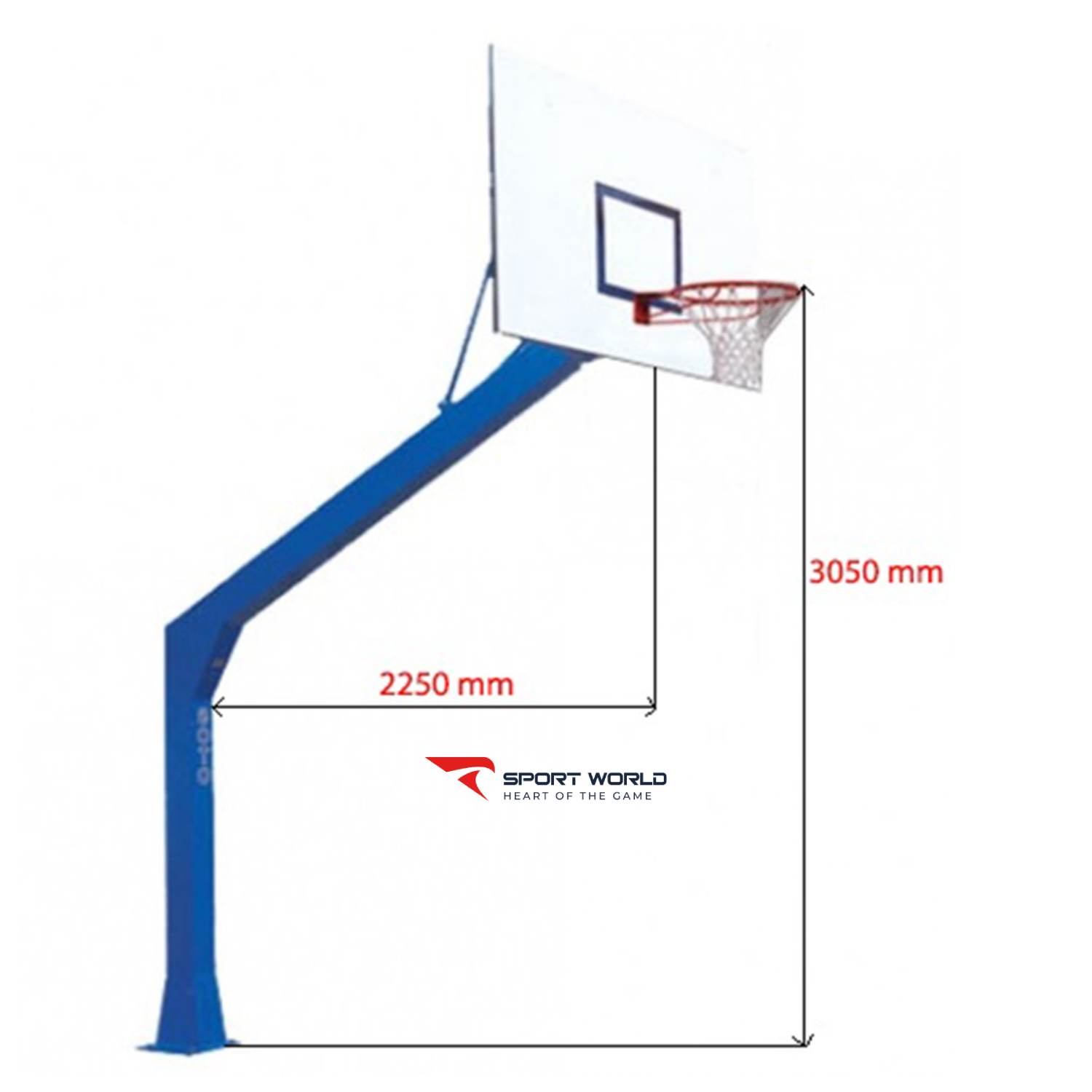 Trụ bóng rổ thi đấu 802890 (BS 8890)