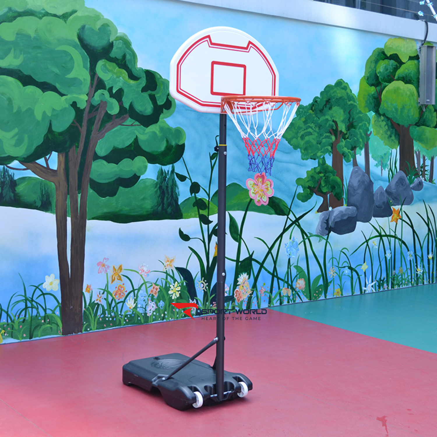 Trụ b&oacute;ng rổ trẻ em S018