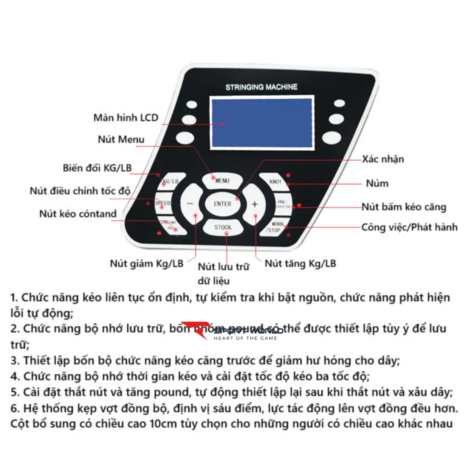 Máy đan vợt cầu lông S3169