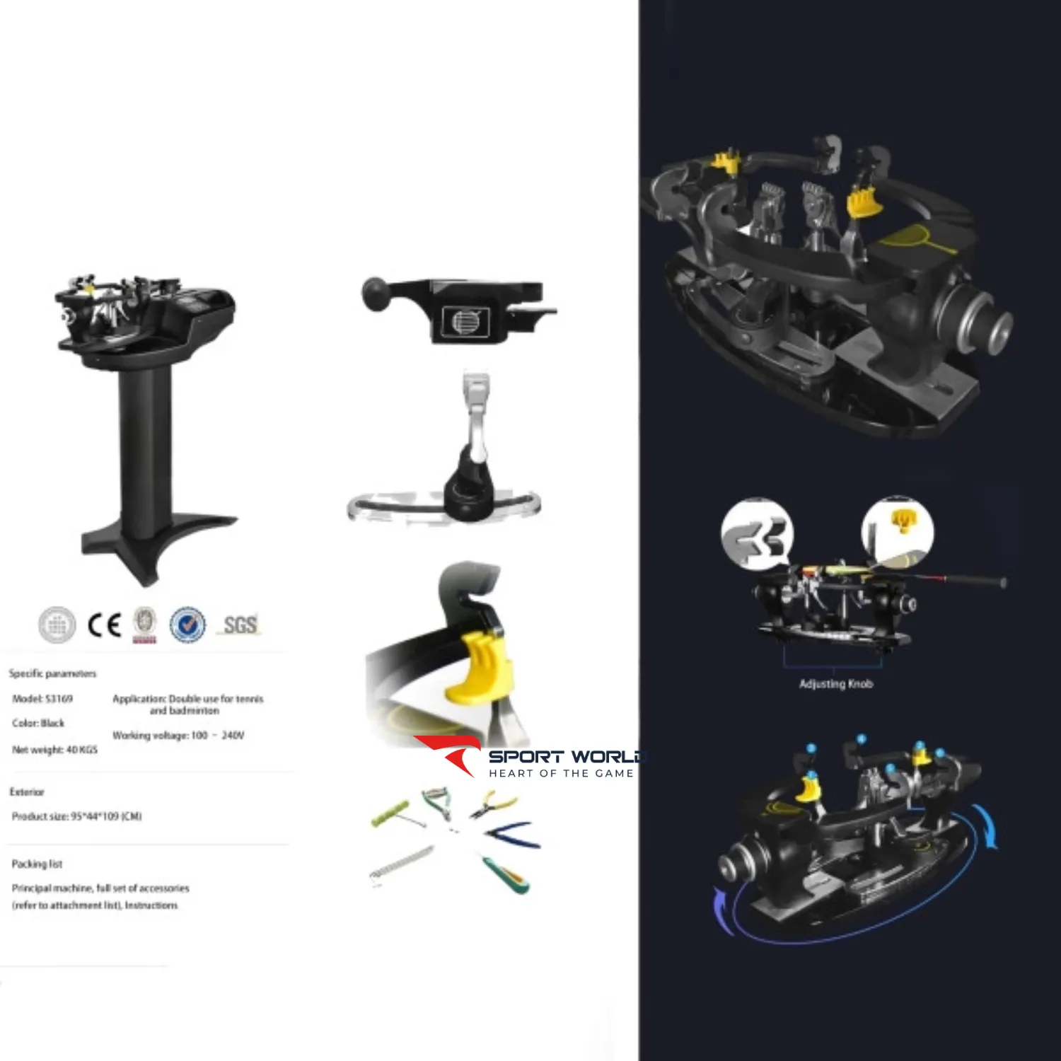 Máy đan vợt cầu lông S3169
