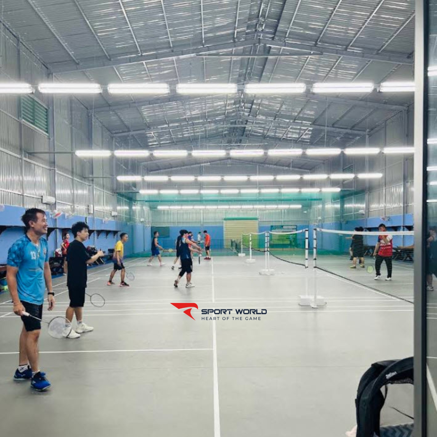 Thảm cầu l&ocirc;ng v&acirc;n c&aacute;t m&agrave;u x&aacute;m SPV-33145