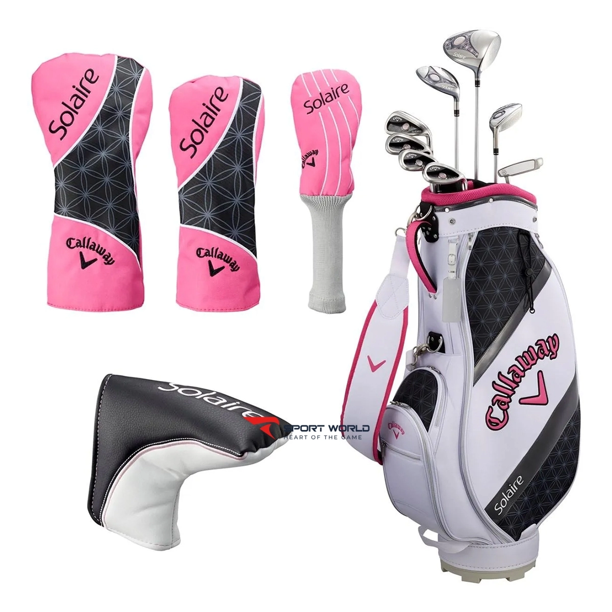 Bộ gậy golf Fullset Callaway Solaire 18 lady (8 gậy, túi)