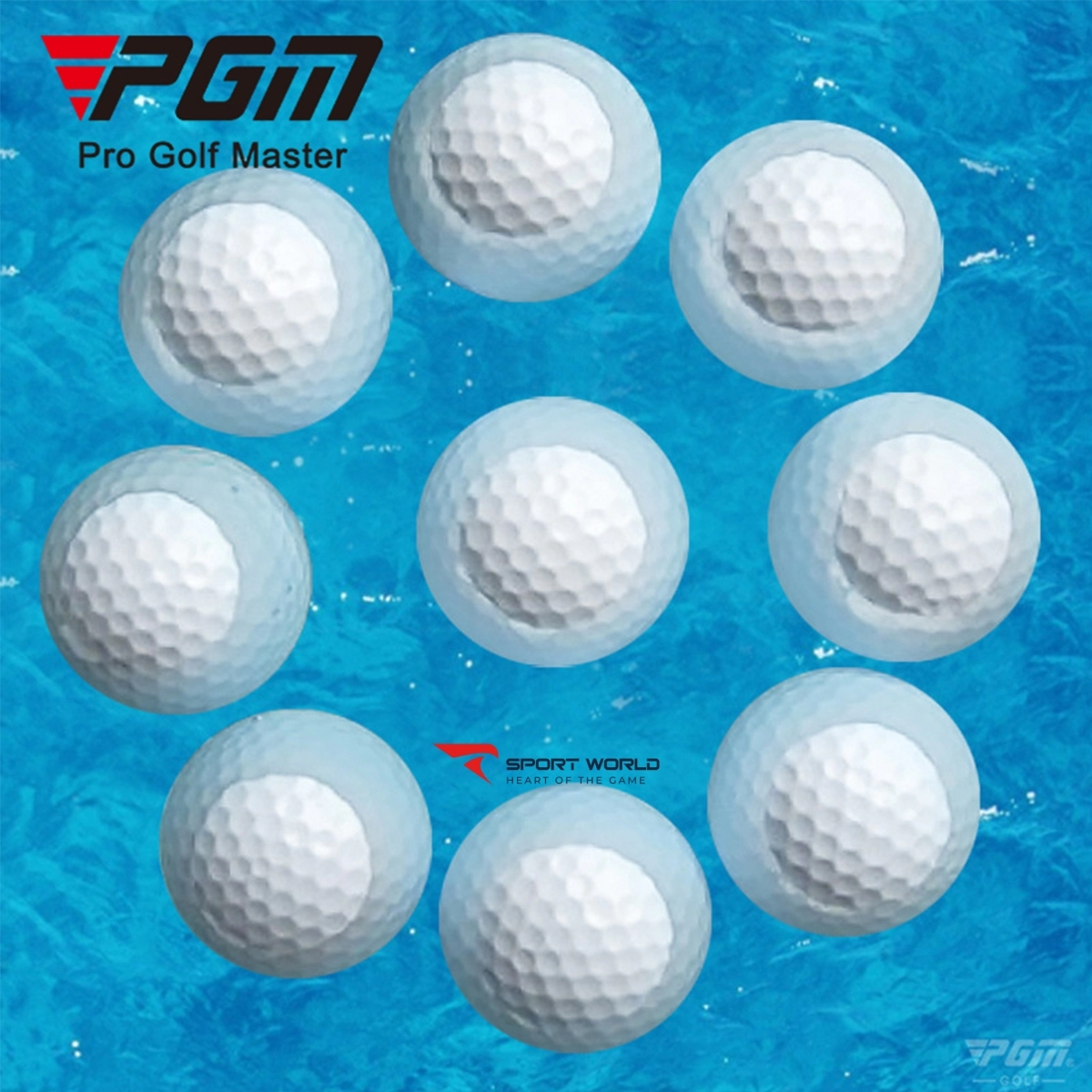 Bóng golf lõi kép nổi trên mặt nước PGM Q004