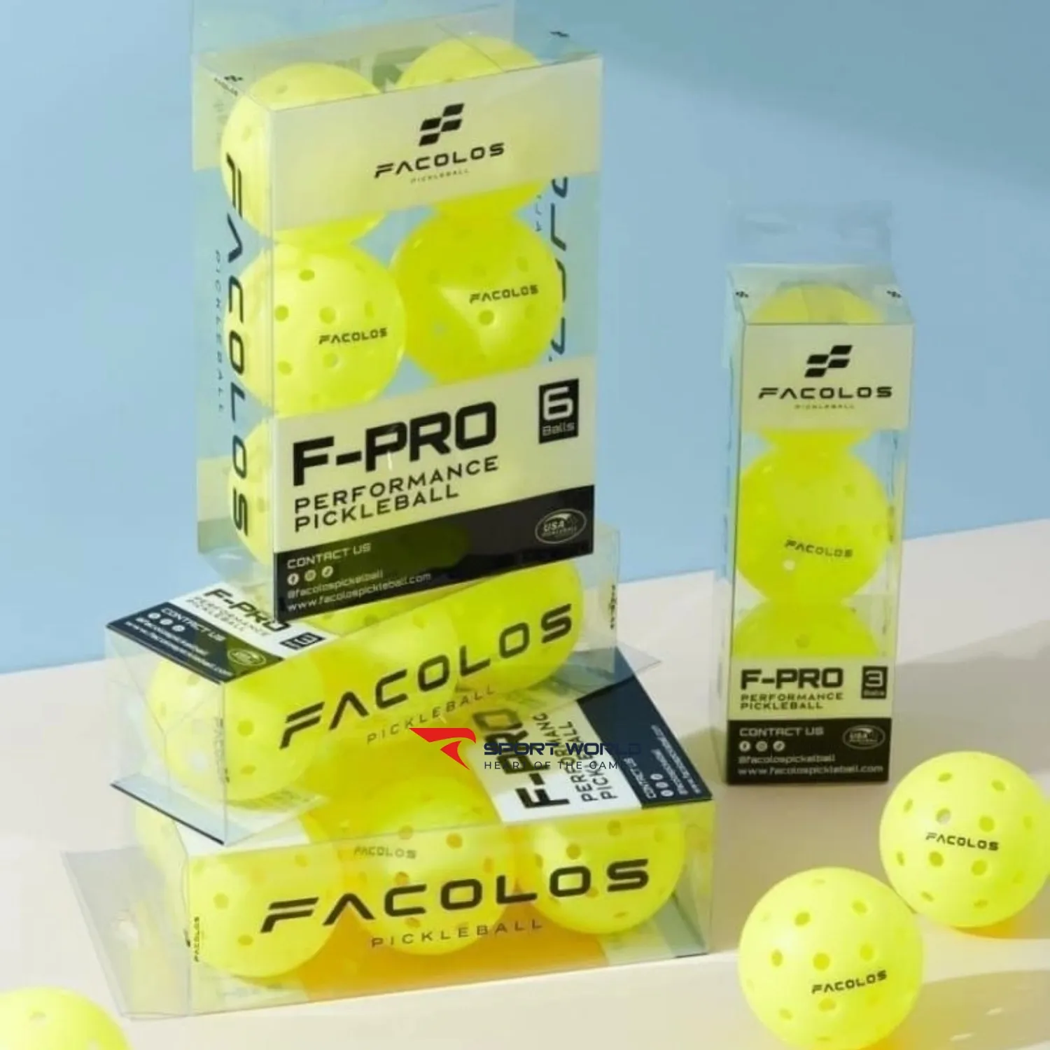 Bóng pickleball Facolos F-Pro Performance