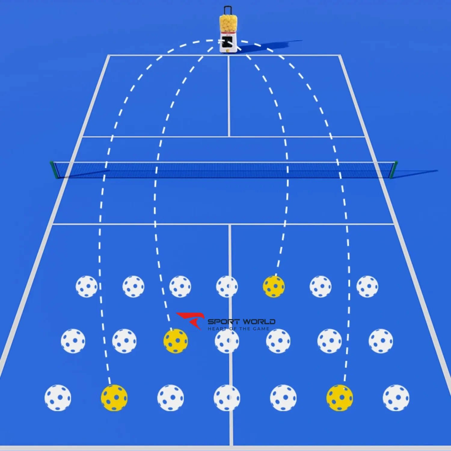 Máy bắn bóng Pickleball C6