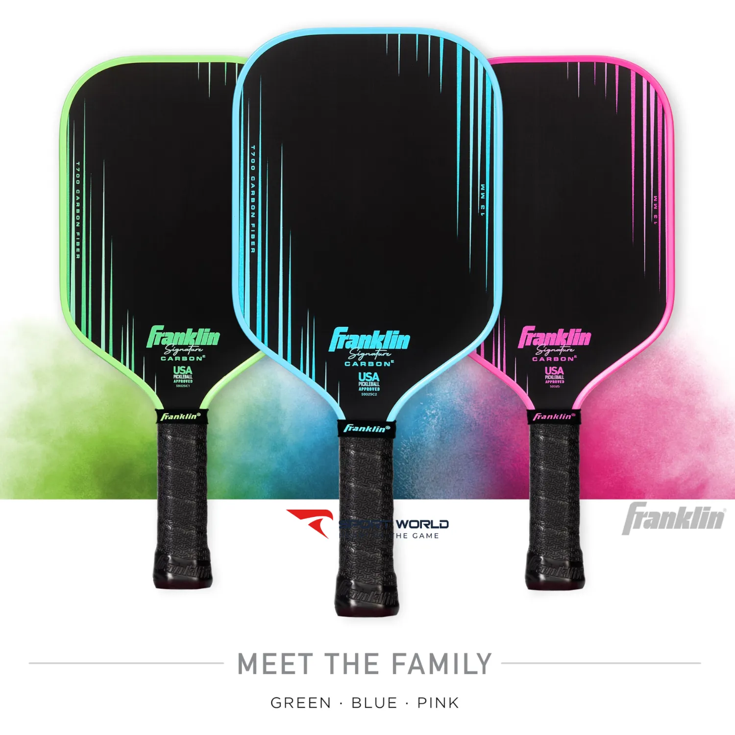 Vợt Pickleball Franklin Signature Carbon 13mm Elongated