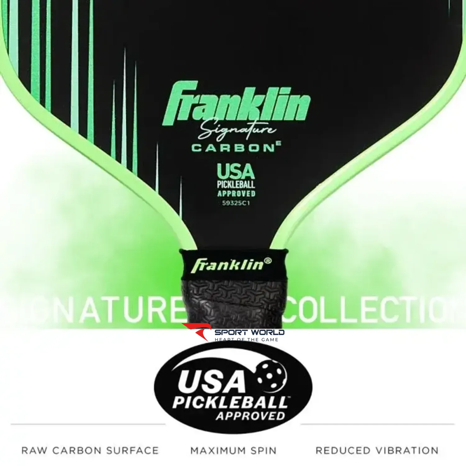 Vợt Pickleball Franklin Signature Carbon 13mm Elongated