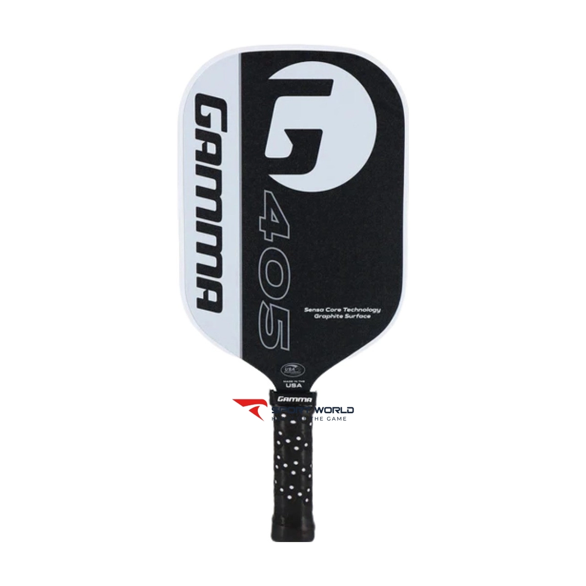 Vợt Pickleball Gamma 405 Trắng đen