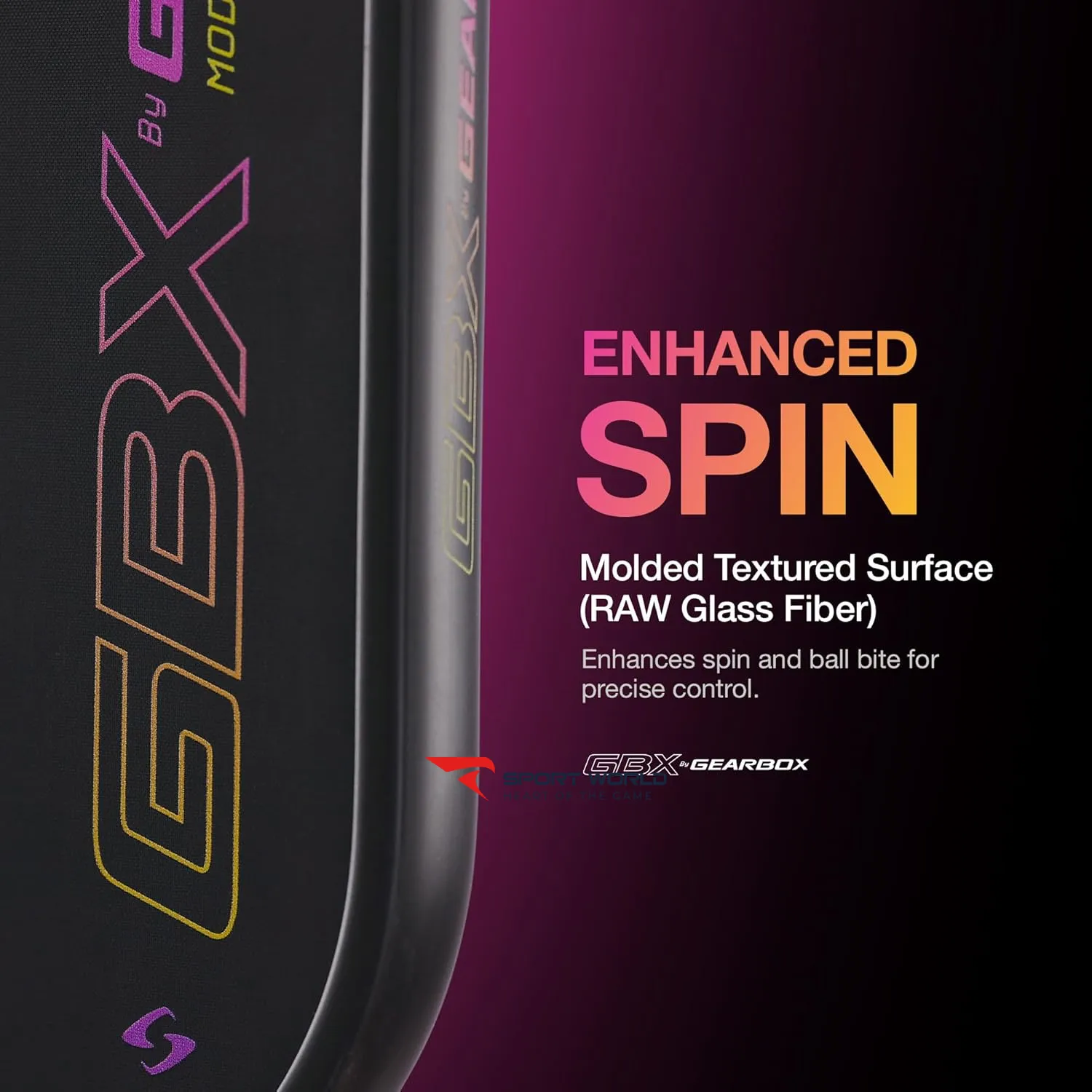 Vợt Pickleball Gearbox GBX ModQuad 14mm