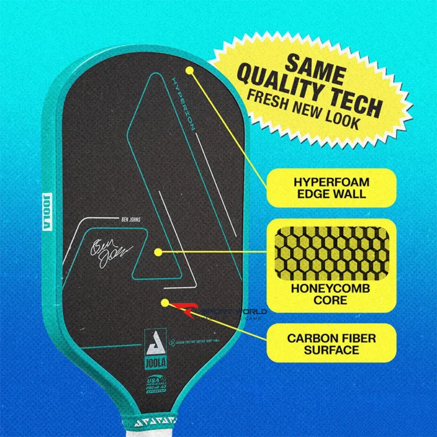 Vợt Pickleball Joola Hyperion CFS 16mm