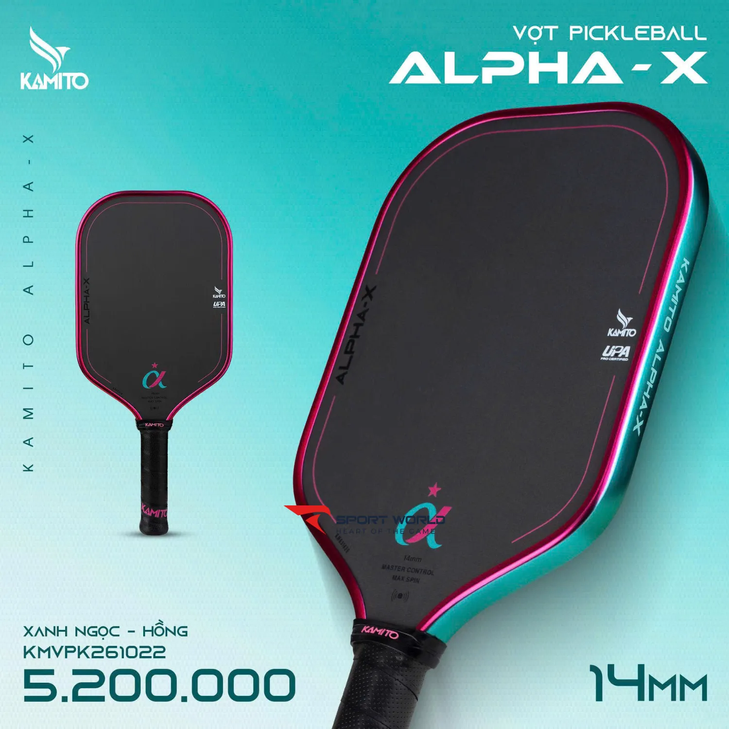 Vợt Pickleball Kamito Alpha X