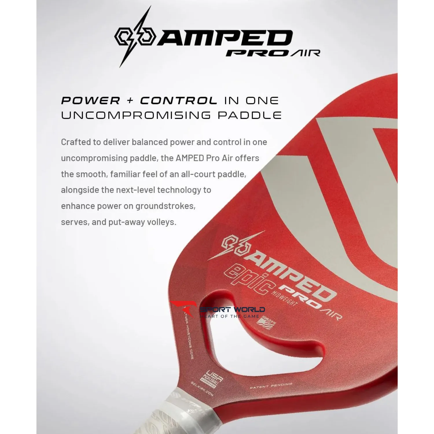 Vợt Pickleball Selkirk AMPED Pro Air - Invikta