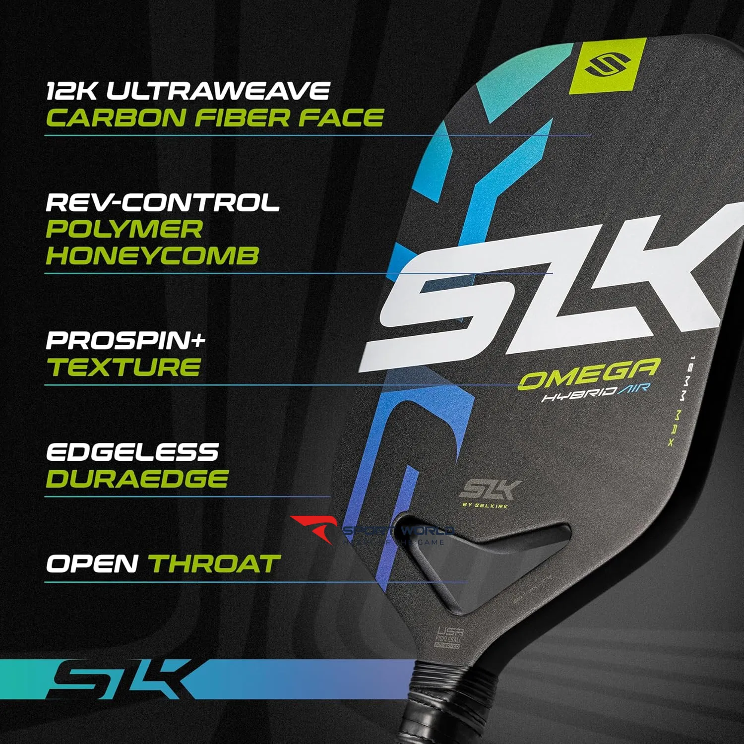 Vợt Pickleball Selkirk OMEGA Hybrid Air - Max