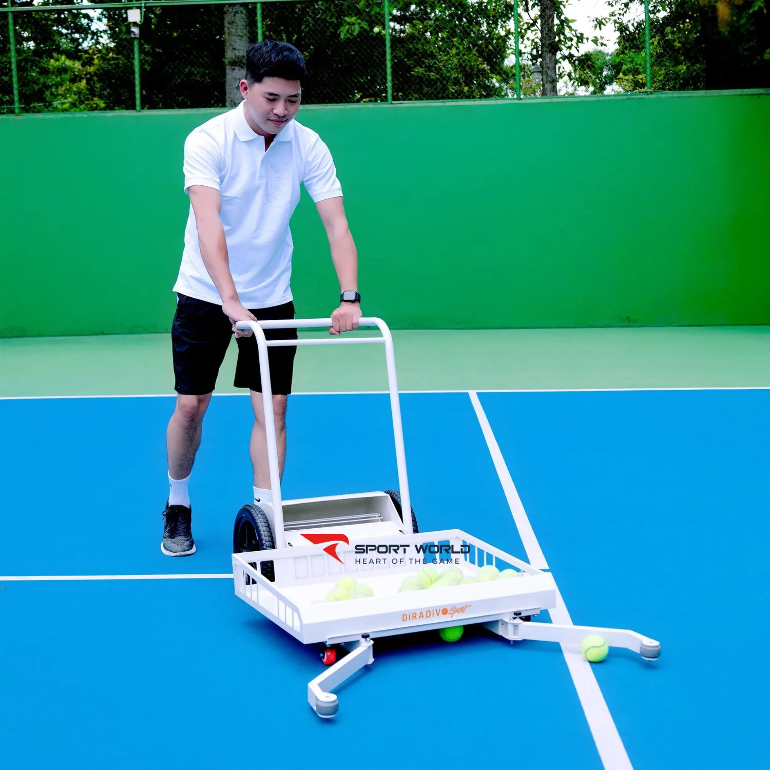 Xe gom b&oacute;ng tennis XN-101