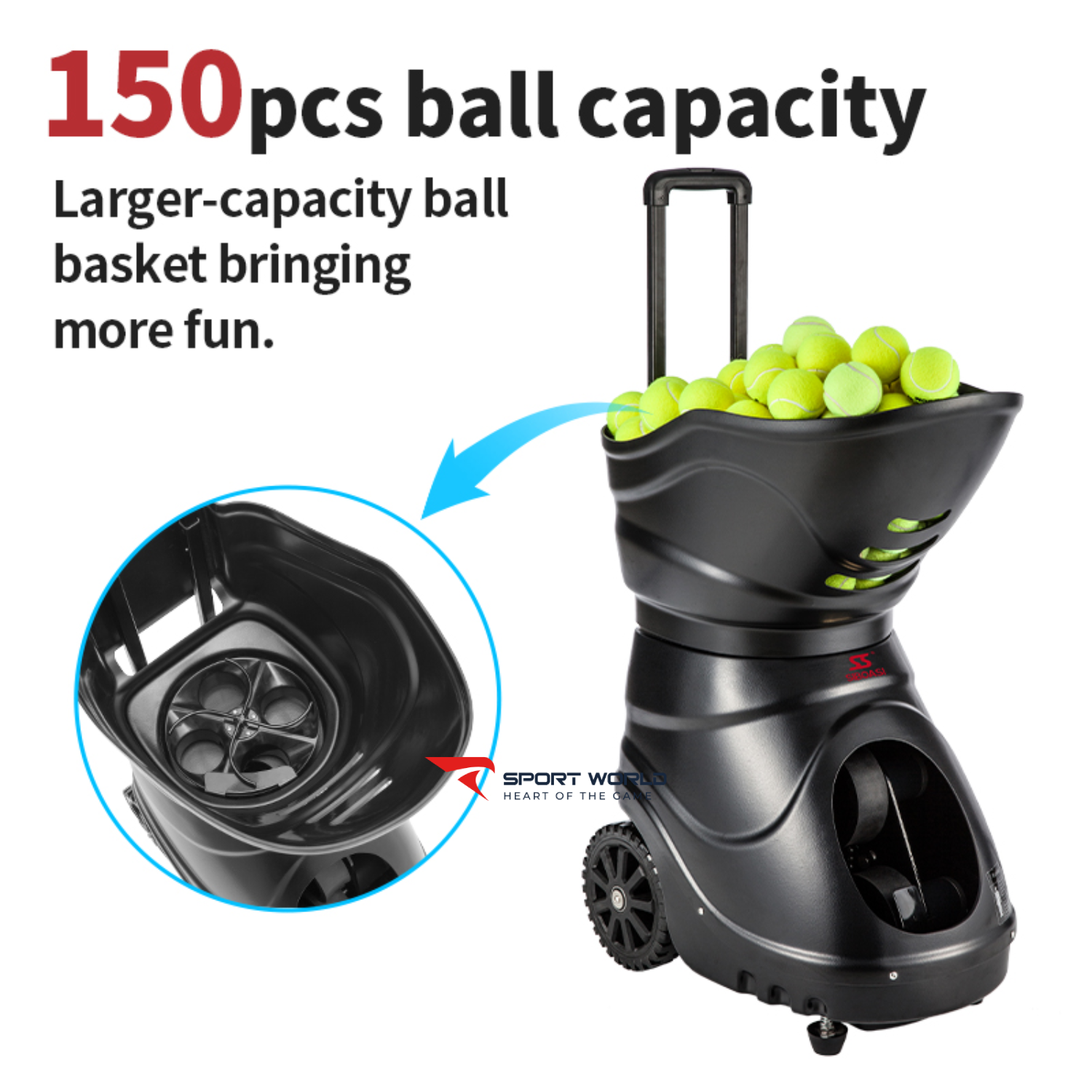 M&aacute;y bắn b&oacute;ng tennis Siboasi S4015A