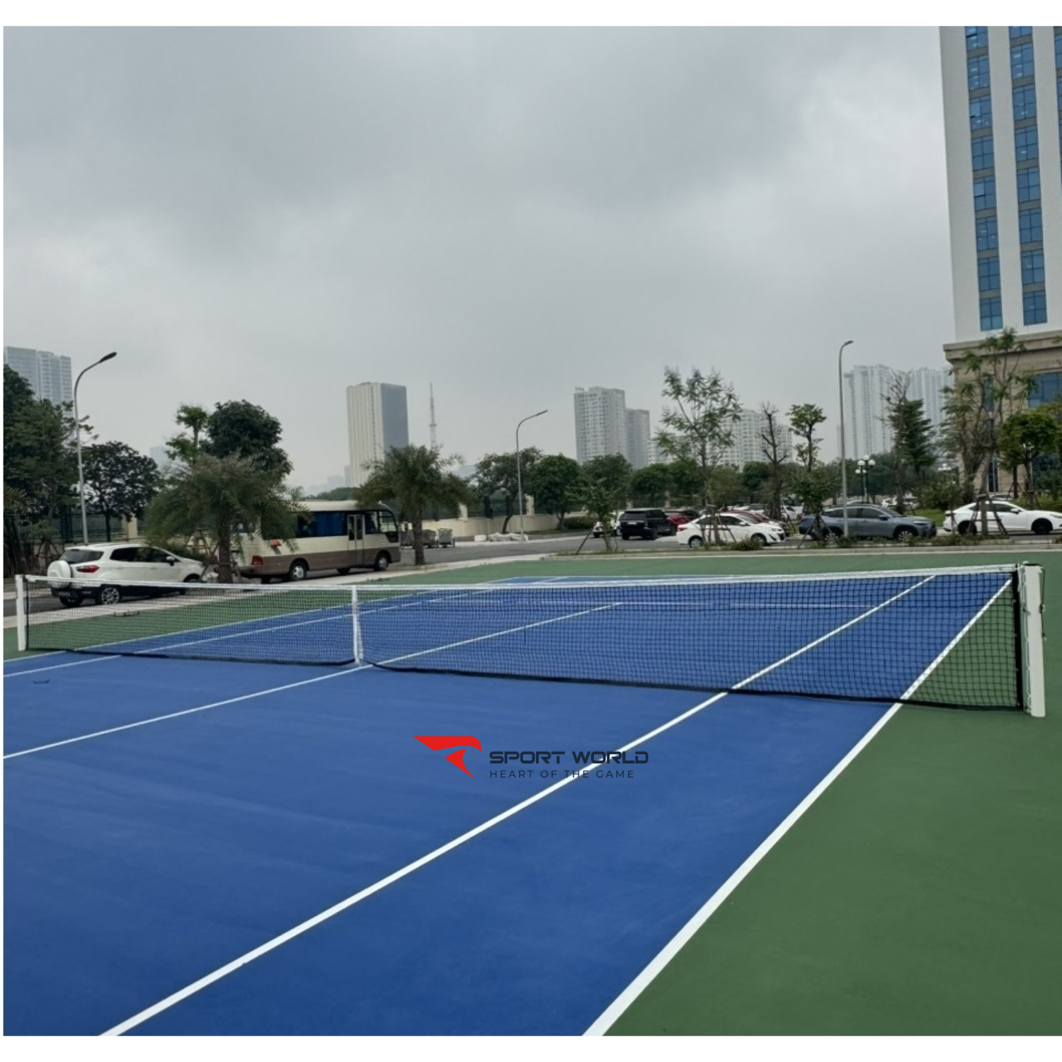 Trụ tennis di động ống kẽm VF-303344