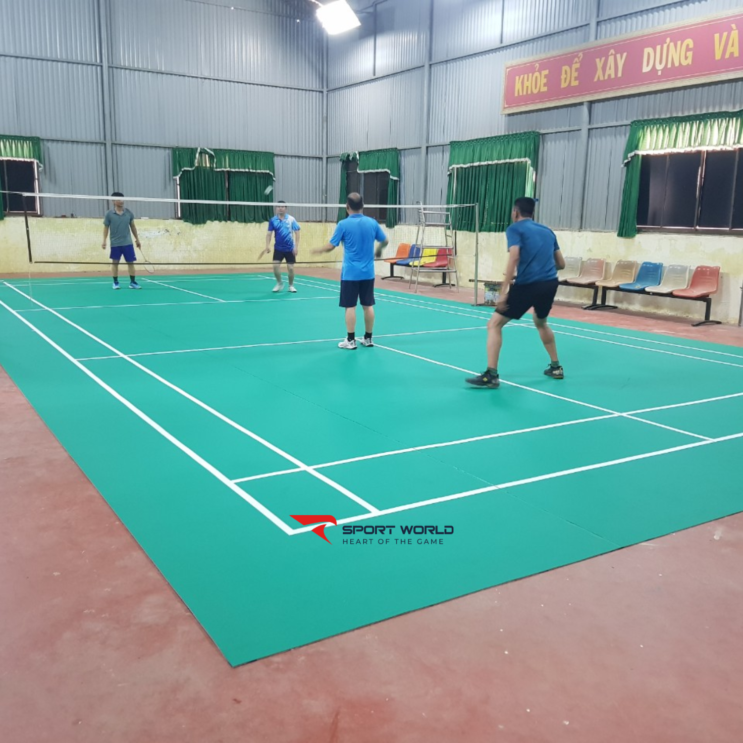 thảm cầu l&ocirc;ng Enlio A-21345