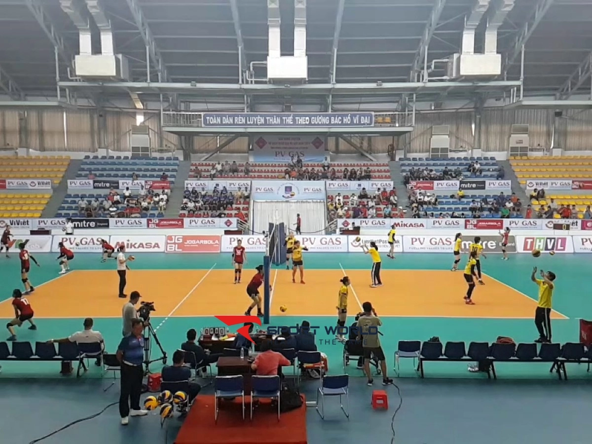 Sân Bóng Chuyền Nhà Thi Đấu Đa Năng Bạc Liêu