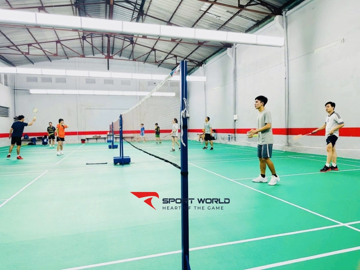 sân cầu lông Jardin