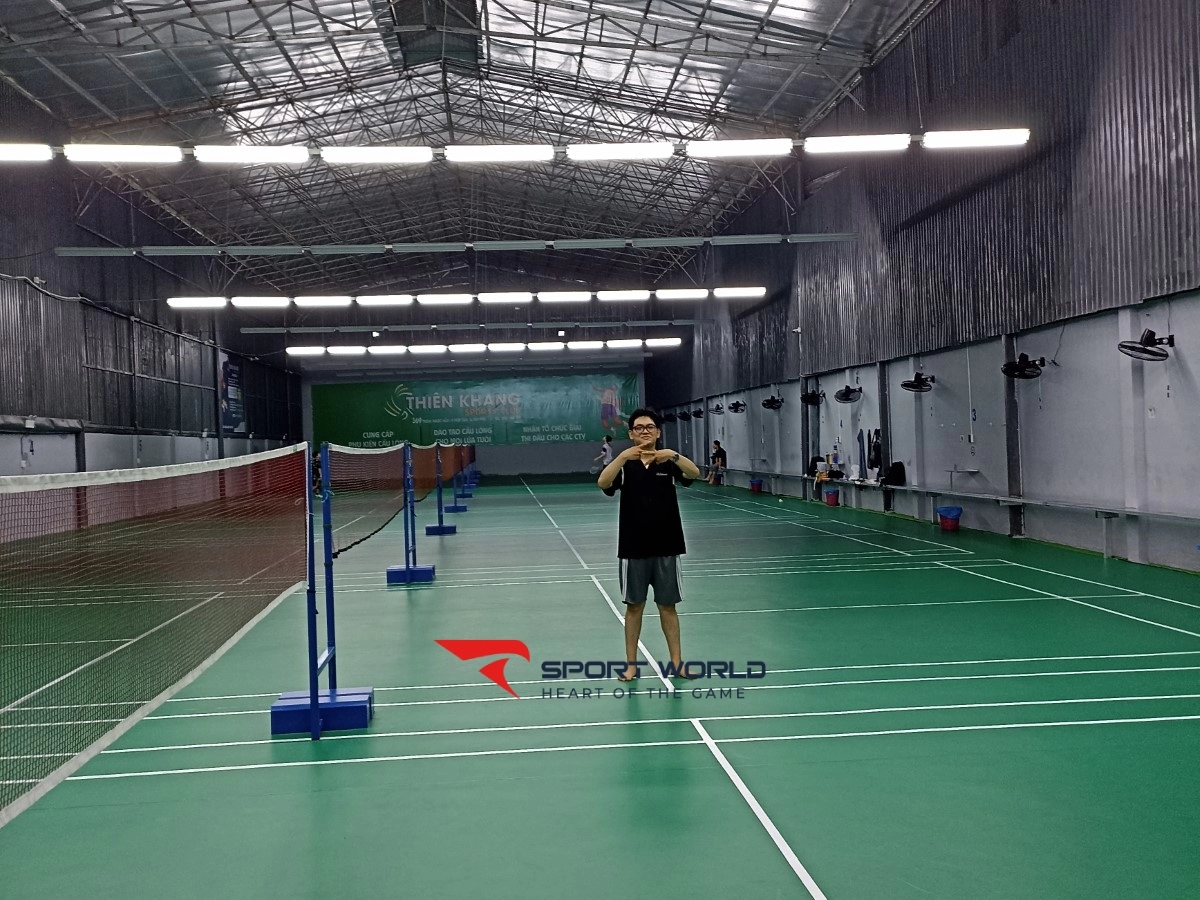sân cầu lông Thiên Khang