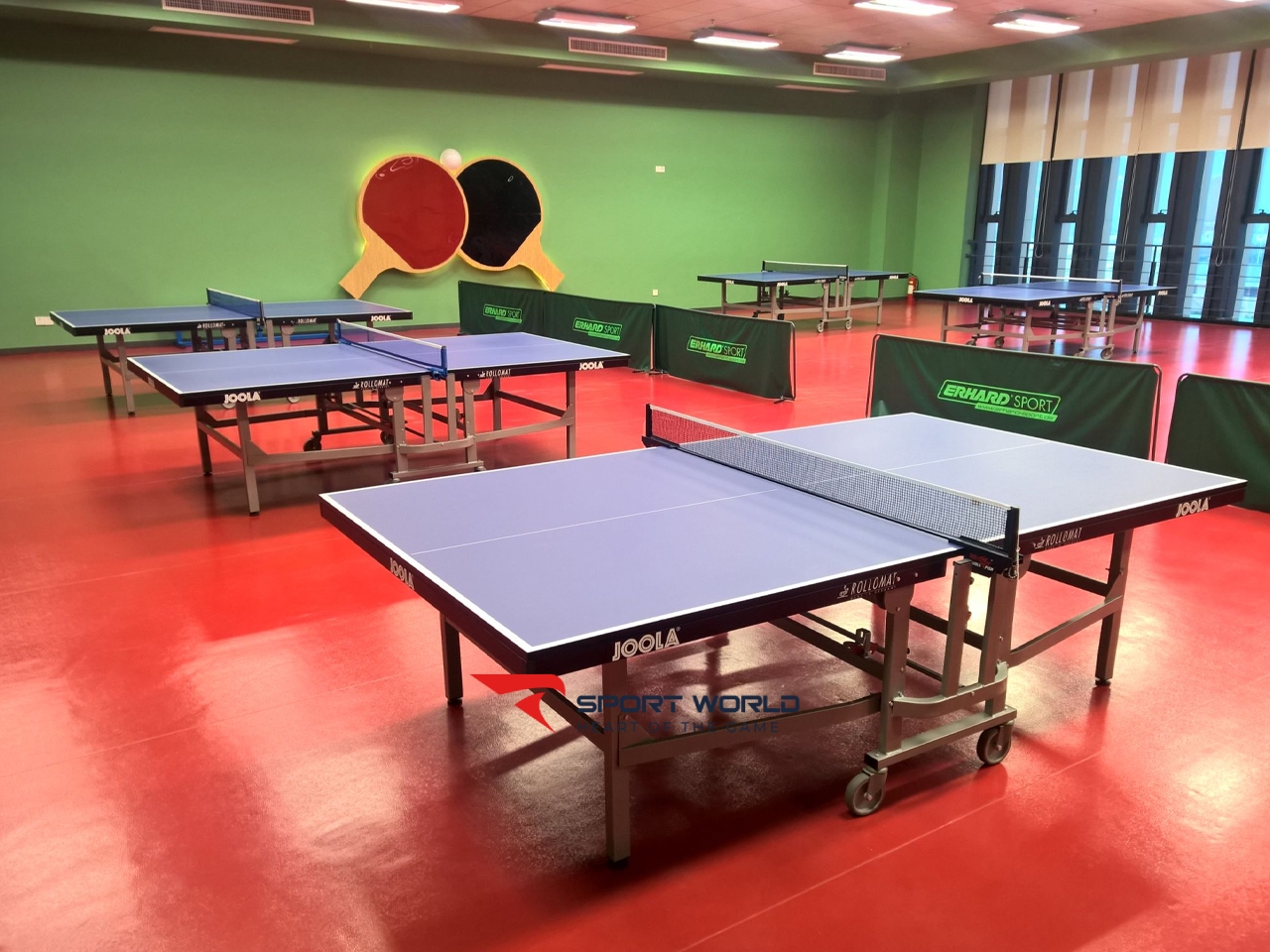 Kích thước sân bóng bàn cho giải đấu địa phương, câu lạc bộ hoặc chơi giải trí