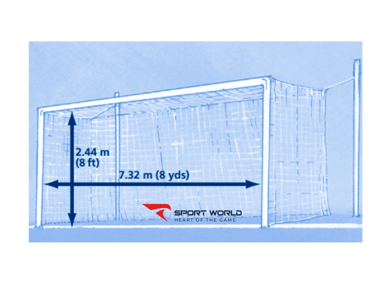 Kích thước khung thành sân 11 người chuẩn Quốc tế