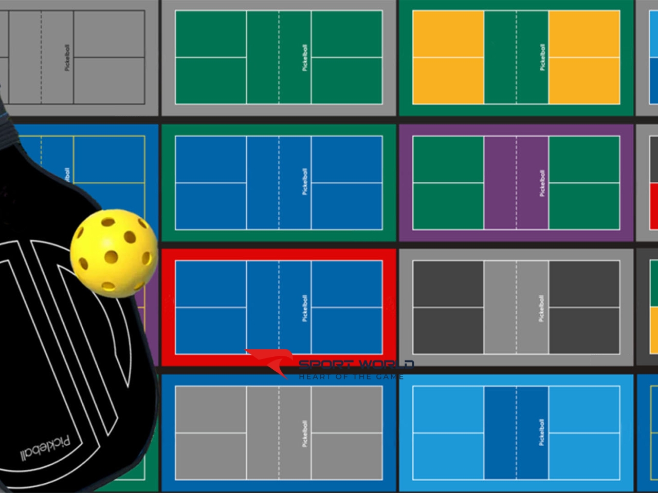 Cách chọn màu sơn sân pickleball đẹp và hợp xu hướng