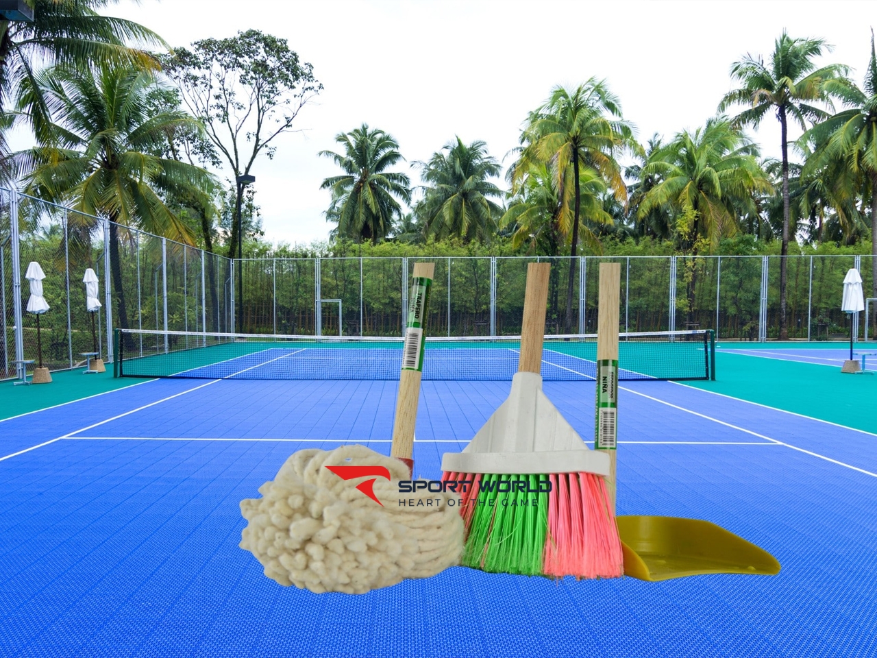 Bảo trì và chăm sóc sân pickleball