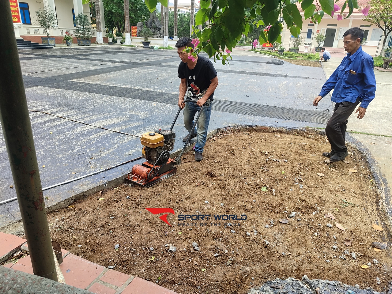 Thi công nền móng và hệ thống thoát nước