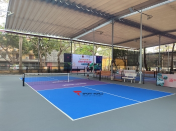 Các bước kiểm tra mặt sân pickleball đạt tiêu chuẩn thi đấu