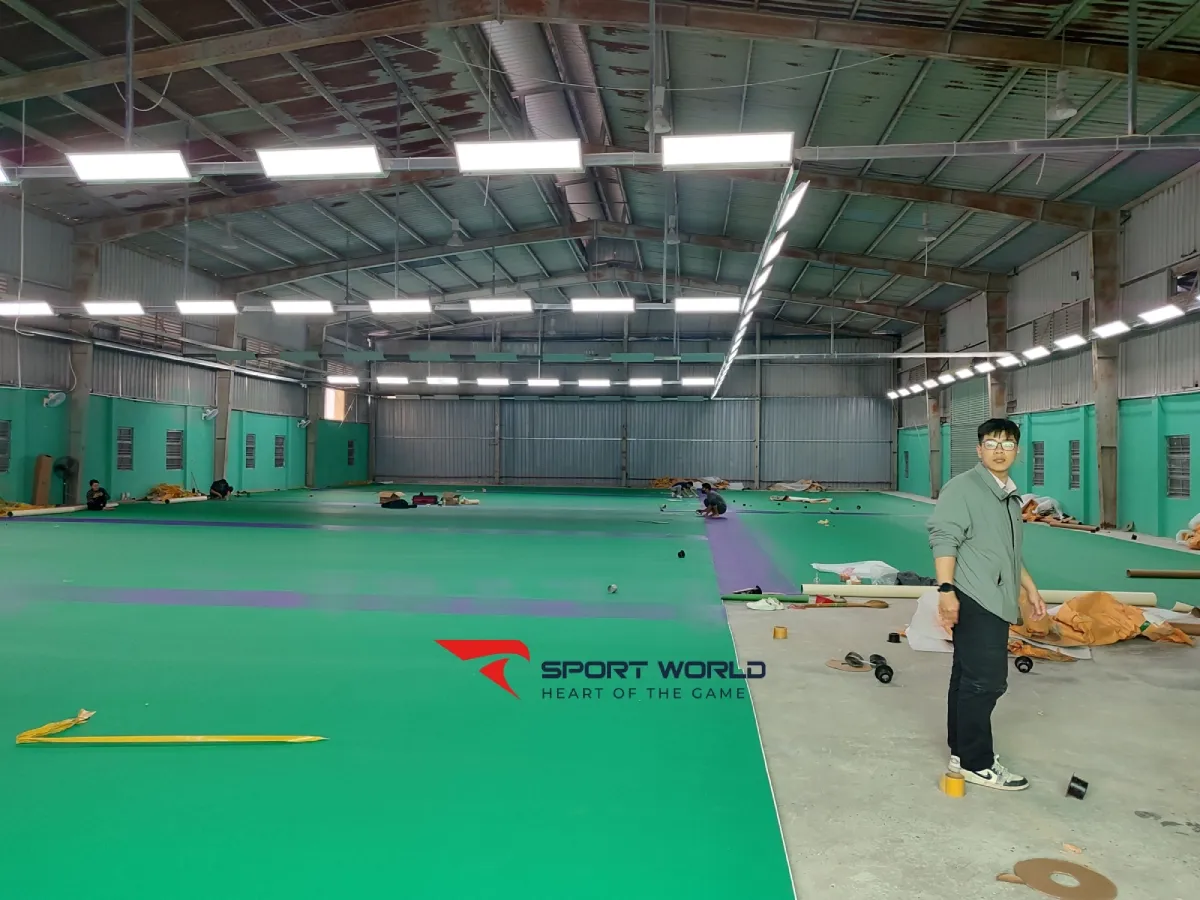 Báo giá thi công sân cầu lông trọn gói