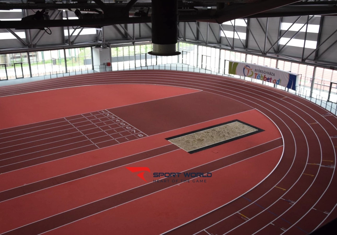 Thi công đường chạy điền kinh tiêu chuẩn IAAF