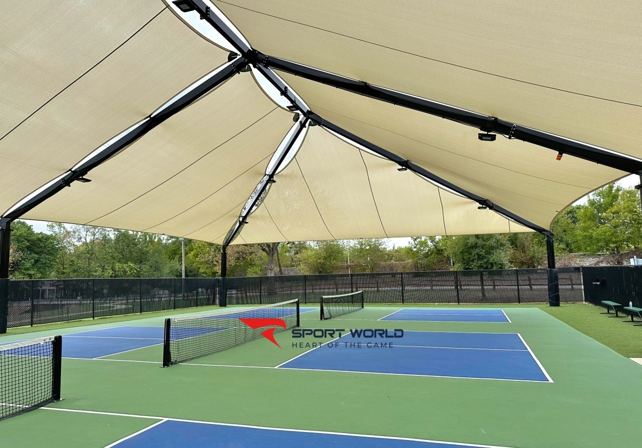 Thiết kế thi công mái che sân pickleball