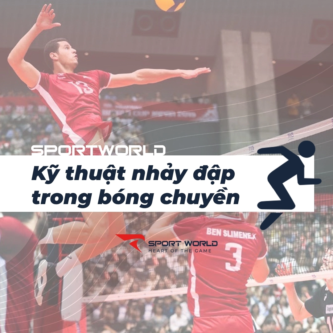 Kỹ thuật nhảy đập trong thi đấu bóng chuyền