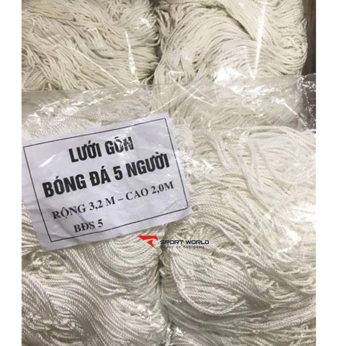 Lưới bóng đá sân 5 người (sợi dù)