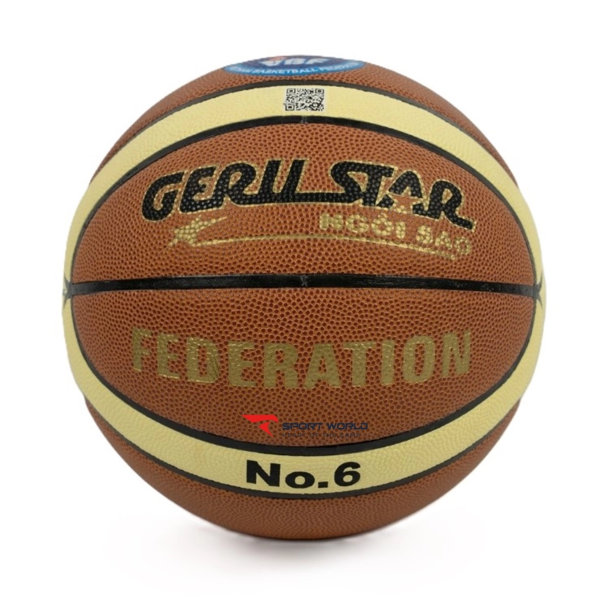 Quả bóng rổ Geru da PU số 6 Federation