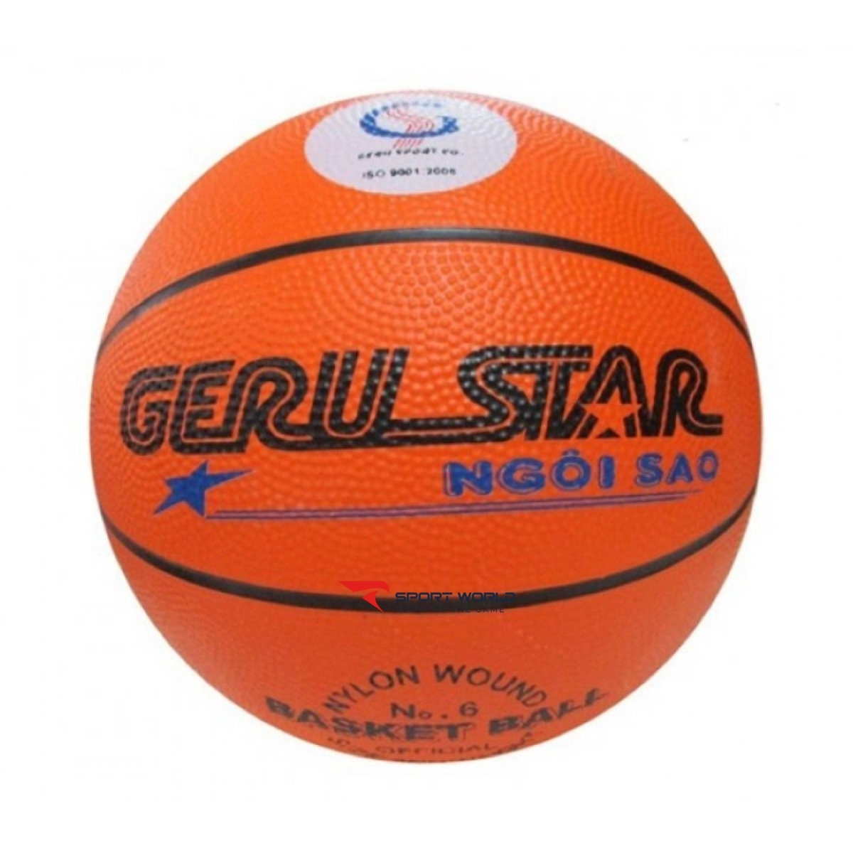 Bóng rổ cao su Gerustar số 6