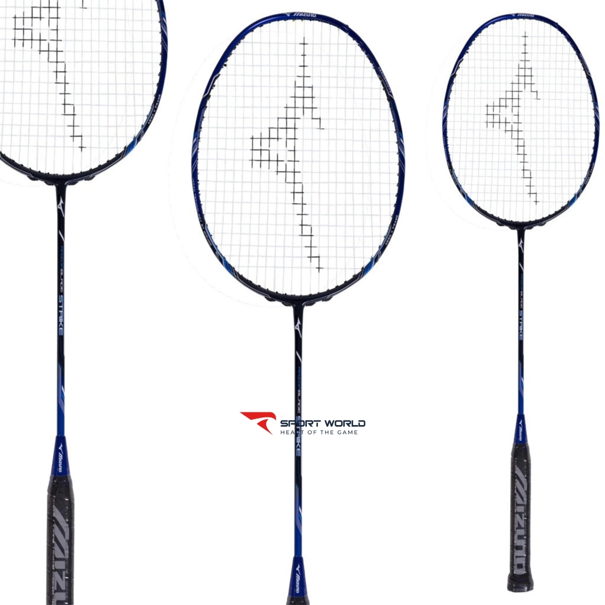 Vợt cầu lông Mizuno Razorblade Strike - Xanh navy