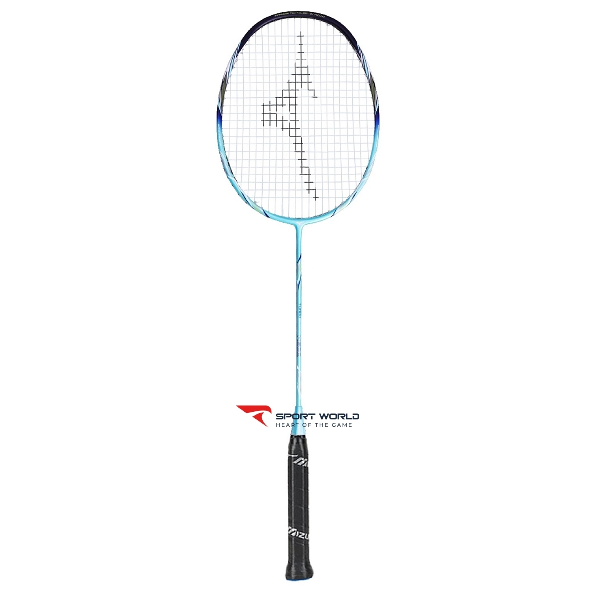 Vợt cầu lông Mizuno Turbo Blade K600 - Xanh navy trắng vàng