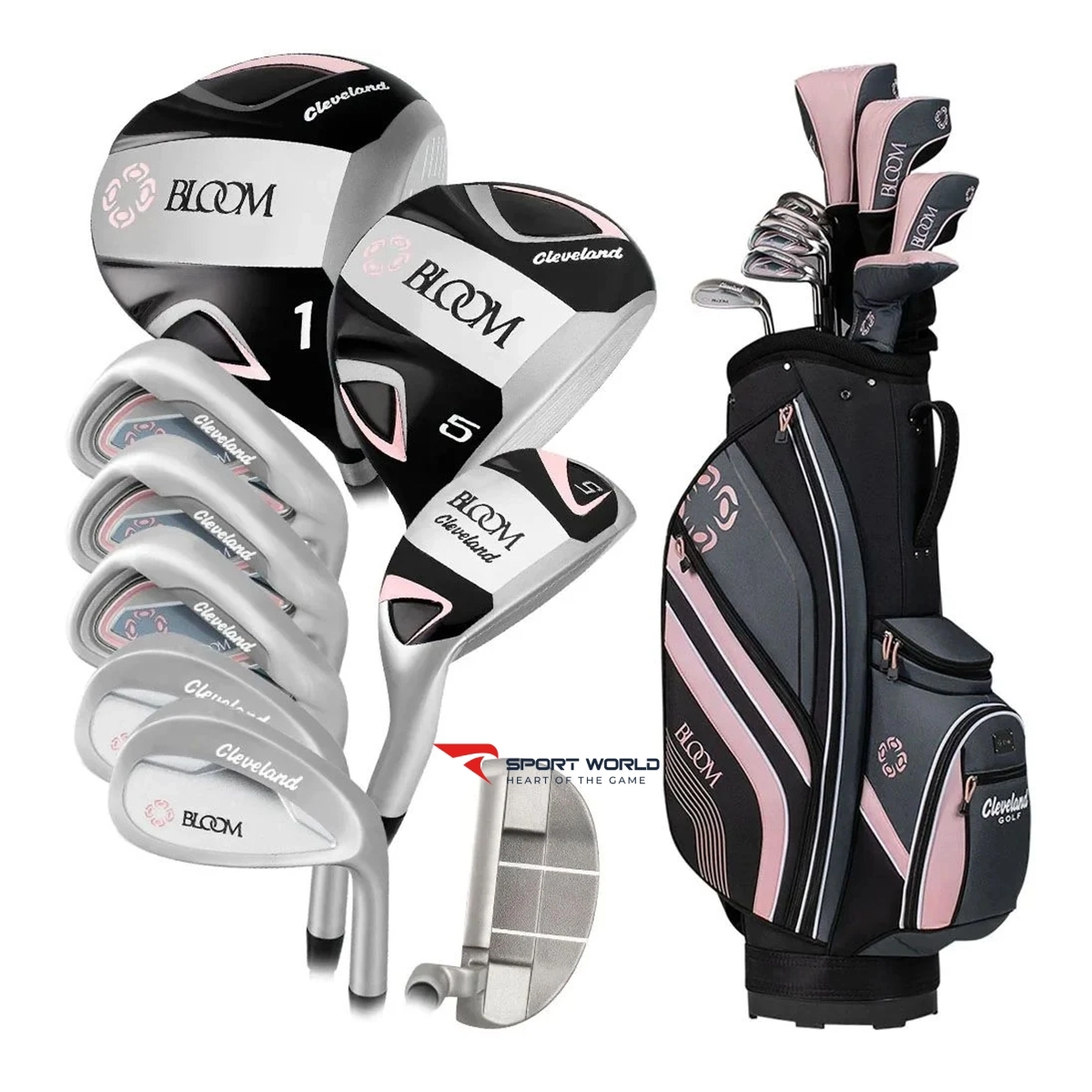 Bộ golf fullset nữ Cleveland Bloom