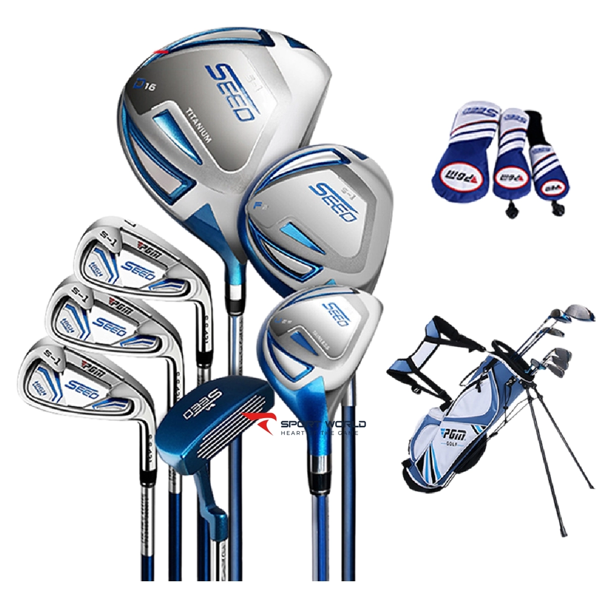 Bộ Gậy Golf Trẻ Em NỮ – PGM SEED Junior Golf Club Set – JRTG005